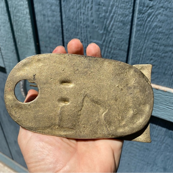 Vintage metal paper clip funny office supplies bill holder paper organization - Picture 7 of 9